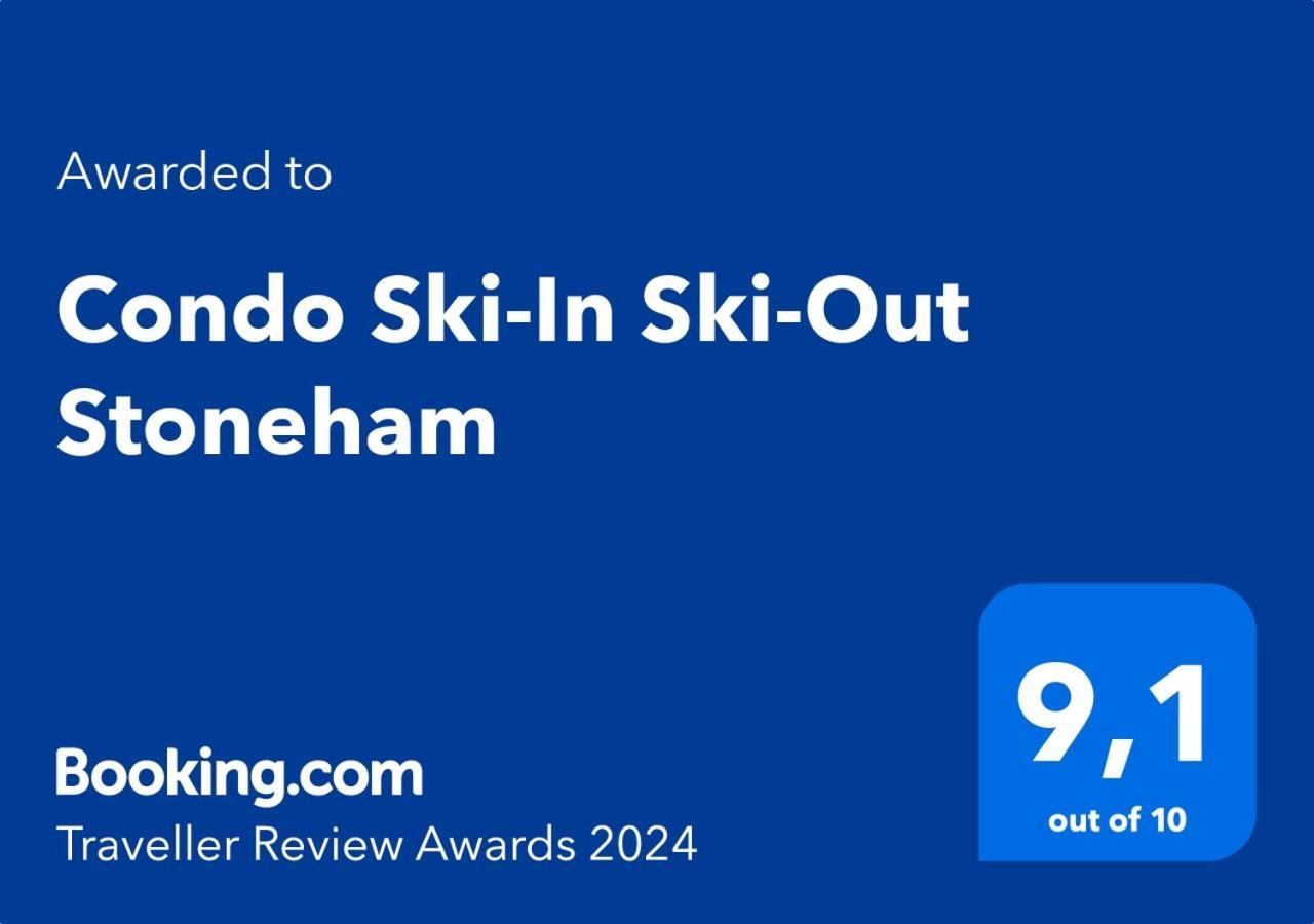 Condo Ski-In Ski-Out 斯托纳姆 外观 照片